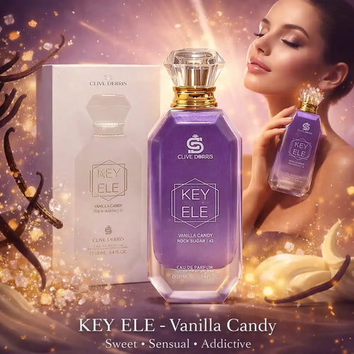 KEY ELE Vanilla Candy Rock Sugar 42 – Eau de Parfum Gourmande & Luxueuse 100ML