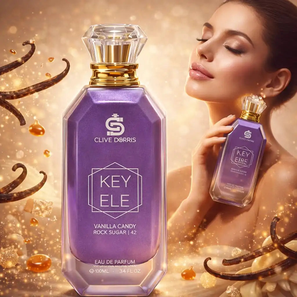 KEY ELE Vanilla Candy Rock Sugar 42 – Eau de Parfum Gourmande & Luxueuse 100ML